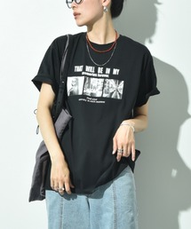 【UV・接触冷感】アソートプリントオーバーサイズTシャツ