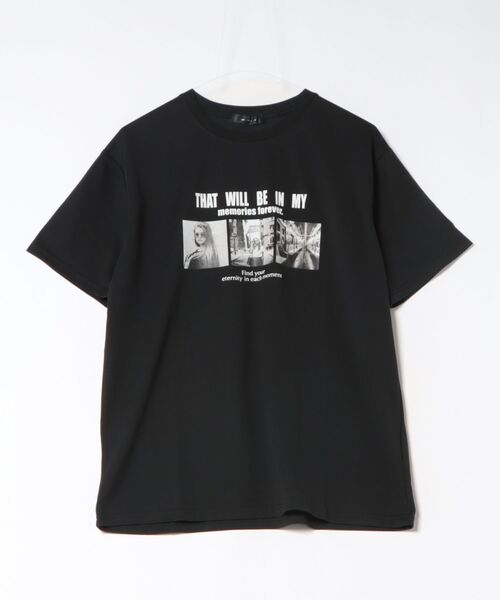 INTERPLANET（インタープラネット）の「【ＵＶ・接触冷感】アソートプリントオーバーサイズＴシャツ（Tシャツ/カットソー・レディース・ブラック/ブラック系その他/ホワイト系その他2/チャコールグレー/オフホワイト/ホワイト系その他3/ホワイト系その他/グレー系その他・FREE）」の11枚目の写真
