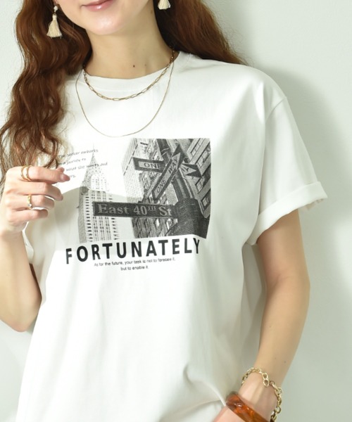 INTERPLANET（インタープラネット）の「【ＵＶ・接触冷感】アソートプリントオーバーサイズＴシャツ（Tシャツ/カットソー・レディース・ブラック/ブラック系その他/ホワイト系その他2/チャコールグレー/オフホワイト/ホワイト系その他3/ホワイト系その他/グレー系その他・FREE）」の20枚目の写真