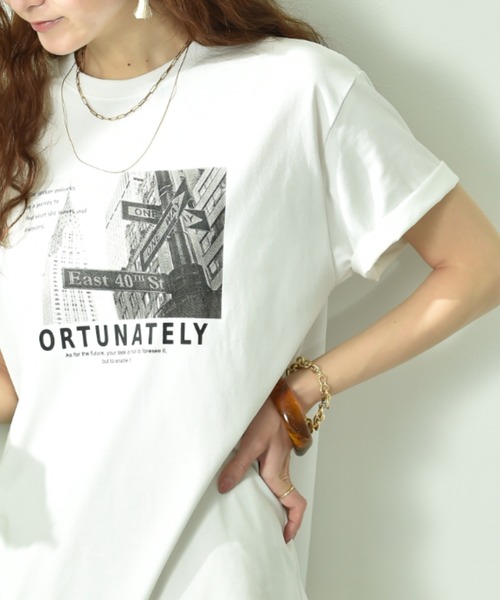 INTERPLANET（インタープラネット）の「【ＵＶ・接触冷感】アソートプリントオーバーサイズＴシャツ（Tシャツ/カットソー・レディース・ブラック/ブラック系その他/ホワイト系その他2/チャコールグレー/オフホワイト/ホワイト系その他3/ホワイト系その他/グレー系その他・FREE）」の21枚目の写真
