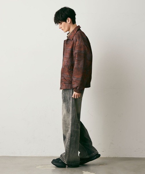 Shoowtime(ショウタイム)の「Vintage Wash Curve Denim Pants / ビンテージウォッシュカーブデニムパンツ(デニムパンツ・メンズ・ブルー/グレー/ブラック・X-LARGE/LARGE/MEDIUM)」の6枚目の写真