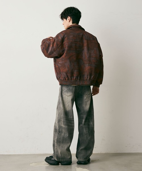 Shoowtime(ショウタイム)の「Vintage Wash Curve Denim Pants / ビンテージウォッシュカーブデニムパンツ(デニムパンツ・メンズ・ブルー/グレー/ブラック・X-LARGE/LARGE/MEDIUM)」の8枚目の写真