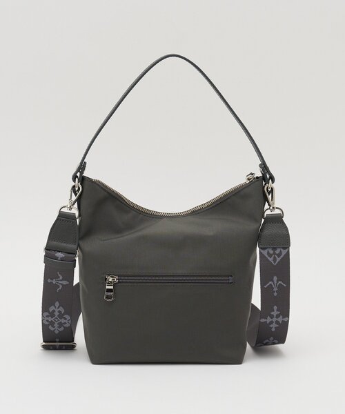 russet(ラシット)の「《WEB限定》スタンダードミニショルダーバッグ <コーデュラナイロン>(ショルダーバッグ・レディース・グレー/グレー系その他/ダークブラウン・FREE)」の10枚目の写真