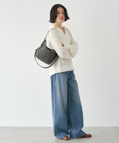 russet(ラシット)の「《WEB限定》スタンダードミニショルダーバッグ <コーデュラナイロン>(ショルダーバッグ・レディース・グレー/グレー系その他/ダークブラウン・FREE)」の20枚目の写真