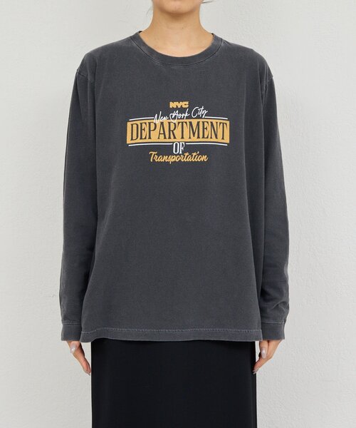 GALLARDAGALANTE（ガリャルダガランテ）の「【GOOD ROCK SPEED】NYCロゴTシャツ／別注（Tシャツ/カットソー・レディース・ホワイト/チャコールグレー・FREE）」の19枚目の写真