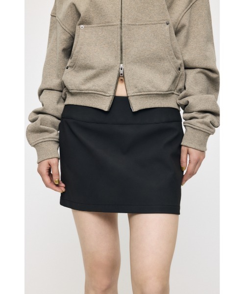 FAUX SUEDE ミニスカート