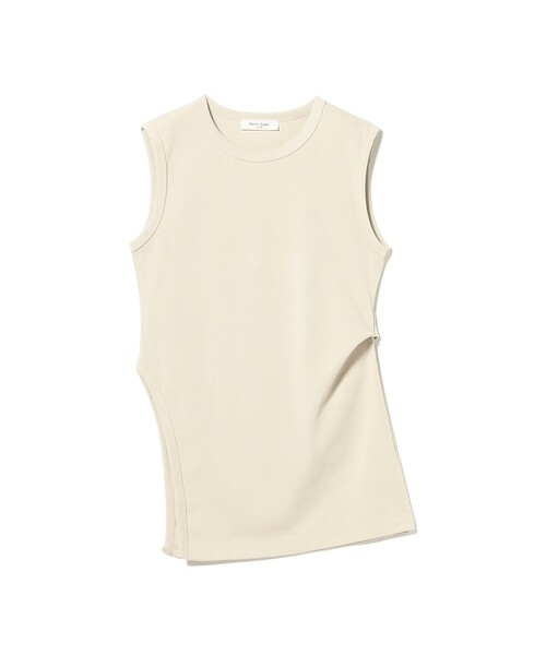 Demi-Luxe BEAMS（デミルクス ビームス）の「スリット ノースリーブ チュニック［接触冷感］（Tシャツ/カットソー・レディース・ブラック/ホワイト系その他6・ONE SIZE）」の21枚目の写真