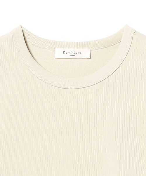 Demi-Luxe BEAMS（デミルクス ビームス）の「スリット ノースリーブ チュニック［接触冷感］（Tシャツ/カットソー・レディース・ブラック/ホワイト系その他6・ONE SIZE）」の22枚目の写真