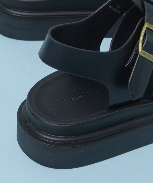 FREAK'S STORE（フリークスストア）の「限定展開 レザレット グルカサンダル / プラットフォームソール（サンダル・メンズ・チャコールグレー/ブラック/その他・23.0cm/24.0cm/25.0cm/26.0cm/27.0cm/28.0cm）」の8枚目の写真