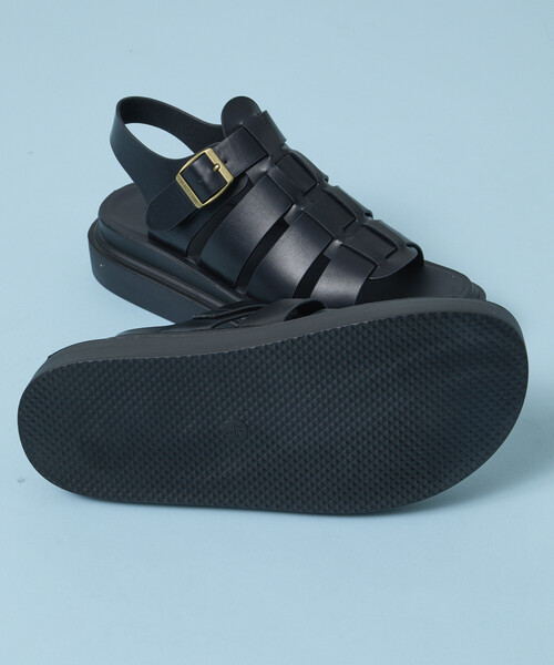 FREAK'S STORE（フリークスストア）の「限定展開 レザレット グルカサンダル / プラットフォームソール（サンダル・メンズ・チャコールグレー/ブラック/その他・23.0cm/24.0cm/25.0cm/26.0cm/27.0cm/28.0cm）」の11枚目の写真