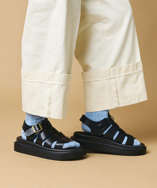 FREAK'S STORE（フリークスストア）の「限定展開 レザレット グルカサンダル / プラットフォームソール（サンダル・メンズ・チャコールグレー/ブラック/その他・23.0cm/24.0cm/25.0cm/26.0cm/27.0cm/28.0cm）」の18枚目の写真