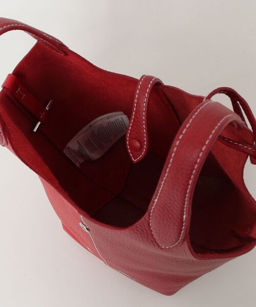 POLO RALPH LAUREN（ポロ ラルフ ローレン）の「Polo Play レザー スモール トート & クロスボディ（トートバッグ・レディース・レッド・ONE）」の10枚目の写真