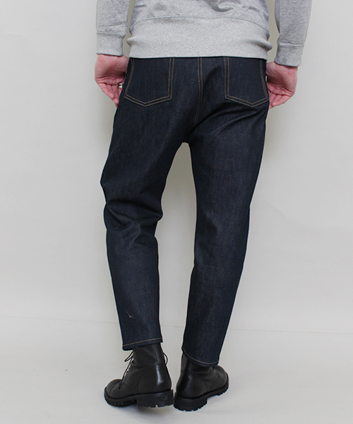 Lui's（ルイス）の「Lui's(ルイス) デニムサルエルパンツ（デニムパンツ・メンズ・インディゴブルー・MEDIUM/SMALL/LARGE）」の3枚目の写真