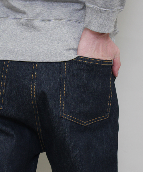 Lui's（ルイス）の「Lui's(ルイス) デニムサルエルパンツ（デニムパンツ・メンズ・インディゴブルー・MEDIUM/SMALL/LARGE）」の5枚目の写真