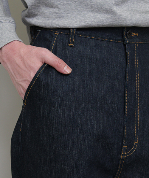 Lui's（ルイス）の「Lui's(ルイス) デニムサルエルパンツ（デニムパンツ・メンズ・インディゴブルー・MEDIUM/SMALL/LARGE）」の6枚目の写真