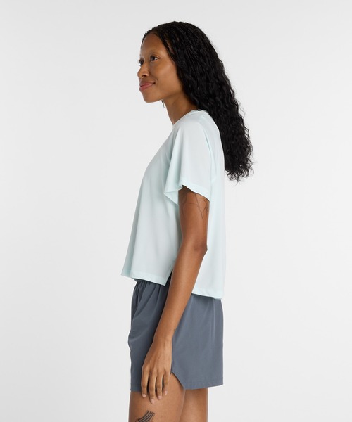 NEW BALANCE(ニューバランス)の「インフィニティプロペルTシャツ(Tシャツ/カットソー・レディース・アクア/ライトパープル・LARGE/X-LARGE/SMALL/MEDIUM)」の3枚目の写真