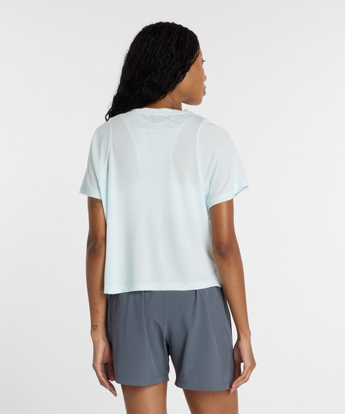 NEW BALANCE(ニューバランス)の「インフィニティプロペルTシャツ(Tシャツ/カットソー・レディース・アクア/ライトパープル・LARGE/X-LARGE/SMALL/MEDIUM)」の4枚目の写真