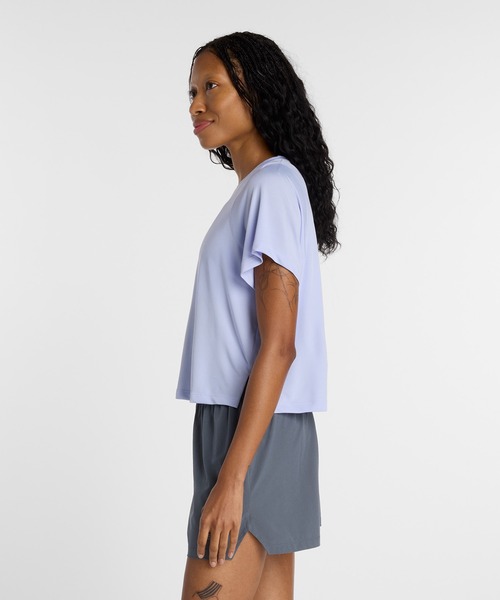 NEW BALANCE(ニューバランス)の「インフィニティプロペルTシャツ(Tシャツ/カットソー・レディース・アクア/ライトパープル・LARGE/X-LARGE/SMALL/MEDIUM)」の8枚目の写真