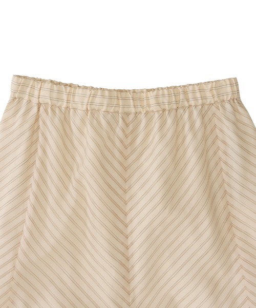 DRESSLAVE(ドレスレイブ)の「sheer stripe panel flare skirt(シアーストライプパネルフレアスカート)(スカート・レディース・ホワイト・38)」の12枚目の写真