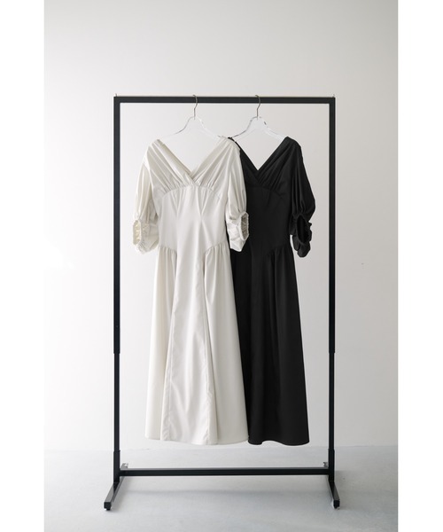 Gathered Sleeve Dress（ワンピース）｜Her lip to（ハーリップトゥー