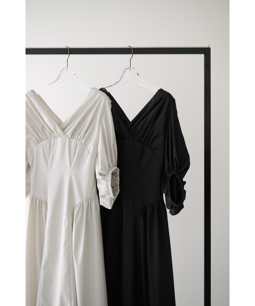 Gathered Sleeve Dress（ワンピース）｜Her lip to（ハーリップトゥー