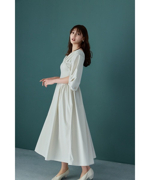 Gathered Sleeve Dress（ワンピース）｜Her lip to（ハーリップトゥー