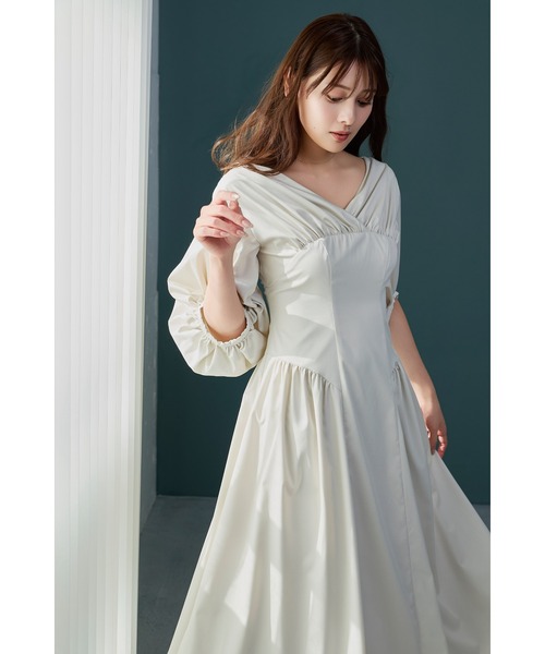 Gathered Sleeve Dress（ワンピース）｜Her lip to（ハーリップトゥー