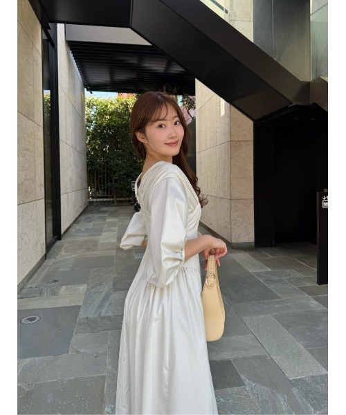 Gathered Sleeve Dress（ワンピース）｜Her lip to（ハーリップトゥー
