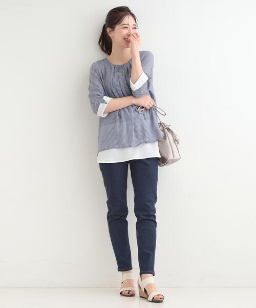 SHOO・LA・RUE（シューラルー）の「片手ではけるサンダル　シューダル26SS（サンダル・レディース・ブラウン系1/ブラウン系その他/ブラック/アイボリー/ブラック系7/シルバー系7/ブルー系その他7・25/45/35）」の18枚目の写真
