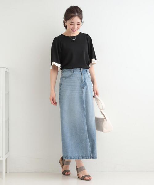 SHOO・LA・RUE（シューラルー）の「片手ではけるサンダル　シューダル26SS（サンダル・レディース・ブラウン系1/ブラウン系その他/ブラック/アイボリー/ブラック系7/シルバー系7/ブルー系その他7・25/45/35）」の22枚目の写真