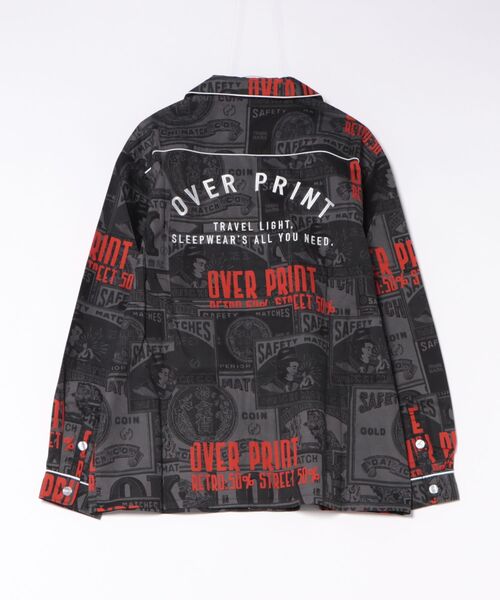 over print(オーバープリント)の「overprint/オーバープリント/LOUNGE SHIRT/日本燐寸工業会(シャツ/ブラウス・レディース・ブラック・XL)」の7枚目の写真