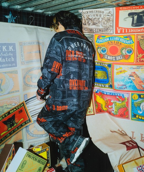 over print(オーバープリント)の「overprint/オーバープリント/LOUNGE SHIRT/日本燐寸工業会(シャツ/ブラウス・レディース・ブラック・XL)」の15枚目の写真