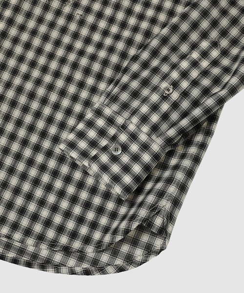 MASU(エムエーエスユー)の「HEART HOLE PLAID SHIRT(シャツ/ブラウス・メンズ・ブラック/レッド・44/46)」の6枚目の写真