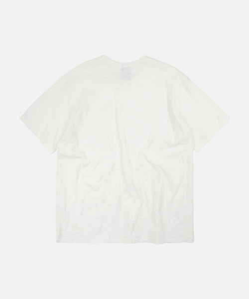 FRIZMWORKS(フリズムワークス)の「SLUB POCKET HALF TEE _ WHITE(Tシャツ/カットソー・メンズ・その他・MEDIUM/LARGE/X-LARGE/SMALL)」の2枚目の写真
