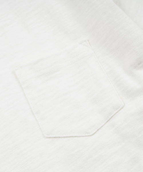 FRIZMWORKS(フリズムワークス)の「SLUB POCKET HALF TEE _ WHITE(Tシャツ/カットソー・メンズ・その他・MEDIUM/LARGE/X-LARGE/SMALL)」の4枚目の写真