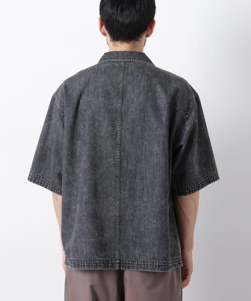 NANO universe(ナノユニバース)の「「OtoNANO」 デニムシャツ 半袖(シャツ/ブラウス・メンズ・ブラック/ブルー・M/L)」の11枚目の写真
