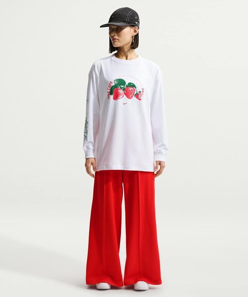 NIKE(ナイキ)の「ナイキ スポーツウェア ウィメンズ ロングスリーブ Tシャツ / Nike Sportswear Women's Long-Sleeve T-Shirt IR6977-100 White(Tシャツ/カットソー・レディース・ホワイト・L/M/XS/XL/S)」の3枚目の写真