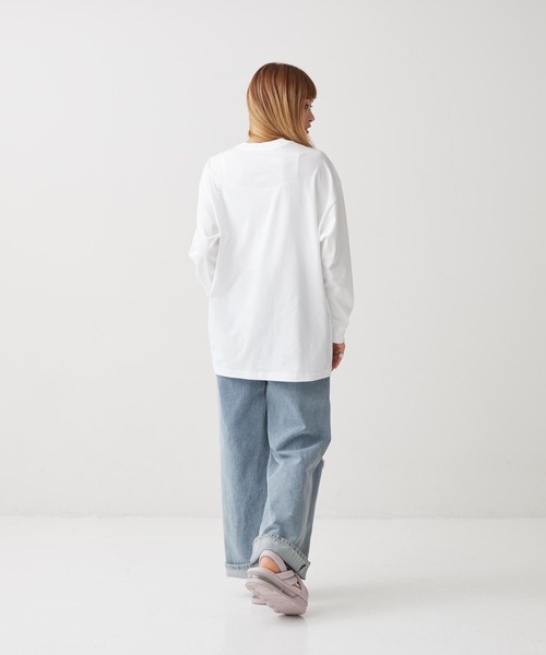 NIKE(ナイキ)の「ナイキ スポーツウェア ウィメンズ ロングスリーブ Tシャツ / Nike Sportswear Women's Long-Sleeve T-Shirt IR6977-100 White(Tシャツ/カットソー・レディース・ホワイト・L/M/XS/XL/S)」の11枚目の写真