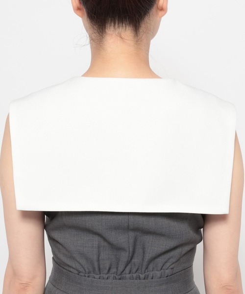 mysty woman(ミスティウーマン)の「セーラーカラーワンピース 678988(ワンピース・レディース・グレー/ネイビー・FREE)」の21枚目の写真