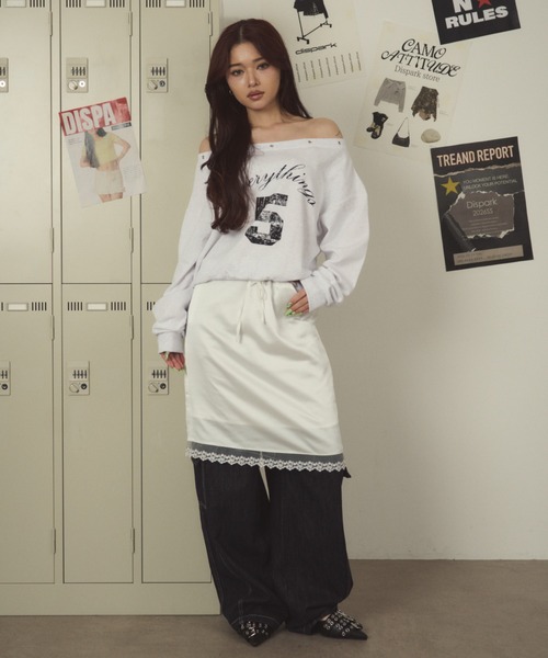 dispark(ディスパーク)の「DISPARK/【26年春夏新作】ペチコート(スカート・レディース・ホワイト/ブラック・FREE)」の15枚目の写真