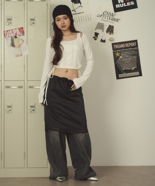 dispark(ディスパーク)の「DISPARK/【26年春夏新作】ペチコート(スカート・レディース・ホワイト/ブラック・FREE)」の14枚目の写真