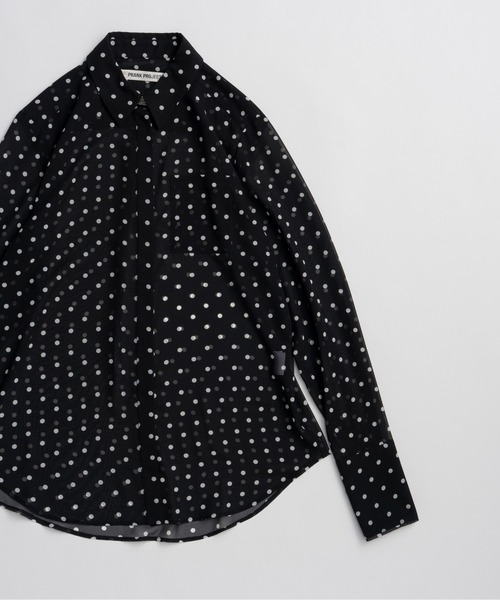 PRANK PROJECT（プランクプロジェクト）の「【2026Summer Pre-Order】シルクライクモチーフシャツ / Silk-Like Motif Shirt（シャツ/ブラウス・レディース・ピンク/ホワイト/ブラック・FREE）」の21枚目の写真