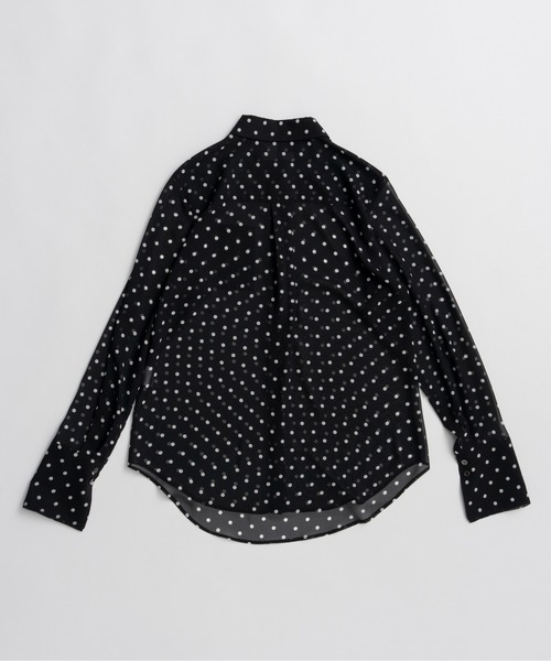 PRANK PROJECT（プランクプロジェクト）の「【2026Summer Pre-Order】シルクライクモチーフシャツ / Silk-Like Motif Shirt（シャツ/ブラウス・レディース・ピンク/ホワイト/ブラック・FREE）」の20枚目の写真