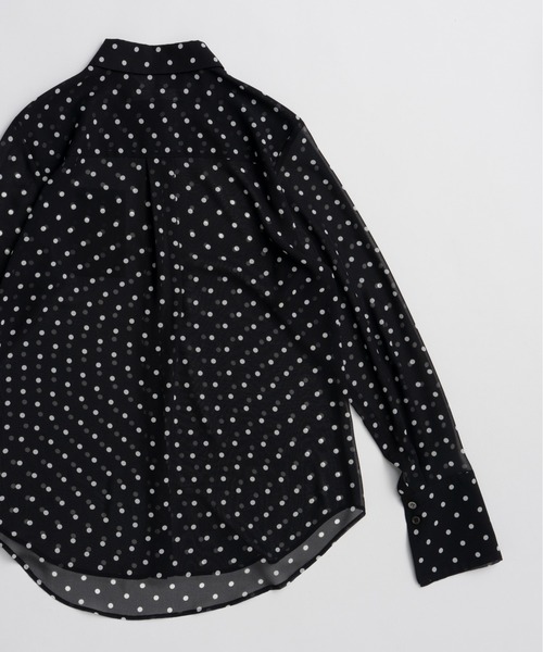 PRANK PROJECT（プランクプロジェクト）の「【2026Summer Pre-Order】シルクライクモチーフシャツ / Silk-Like Motif Shirt（シャツ/ブラウス・レディース・ピンク/ホワイト/ブラック・FREE）」の22枚目の写真