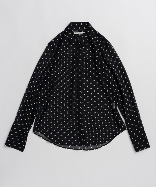 PRANK PROJECT（プランクプロジェクト）の「【2026Summer Pre-Order】シルクライクモチーフシャツ / Silk-Like Motif Shirt（シャツ/ブラウス・レディース・ピンク/ホワイト/ブラック・FREE）」の19枚目の写真