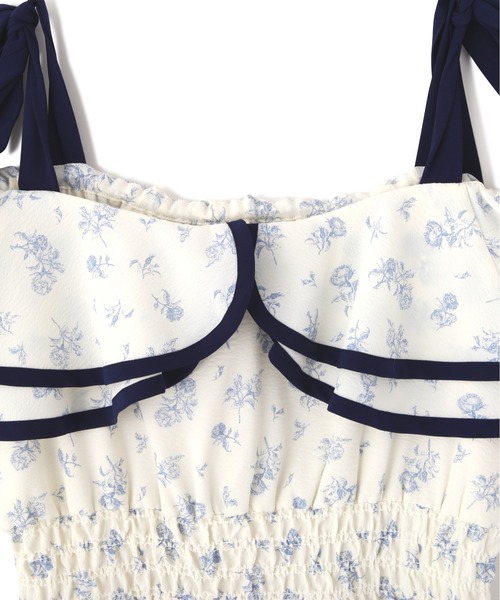 JILL by JILL STUART（ジルバイジルスチュアート）の「パイピングフリルキャミワンピース（ワンピース・レディース・ブラック系その他/ブルー系その他/ホワイト系その他・FREE）」の20枚目の写真