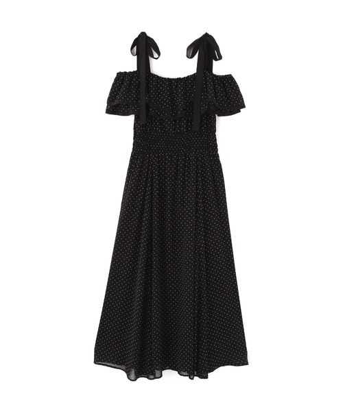 JILL by JILL STUART（ジルバイジルスチュアート）の「パイピングフリルキャミワンピース（ワンピース・レディース・ブラック系その他/ブルー系その他/ホワイト系その他・FREE）」の10枚目の写真