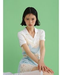 【LILY BROWN×PUMA】リブポロシャツ