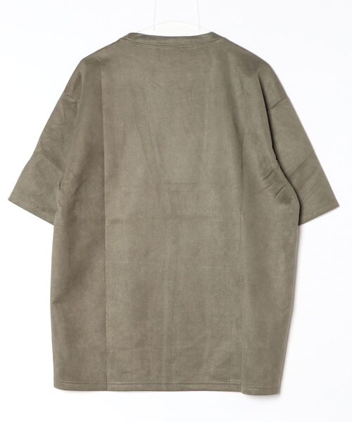 tunee(チュニー)の「【WARAIJOGO】ベロアタッチオーバーサイズプリントTシャツ(NEZ)(Tシャツ/カットソー・メンズ・ブラック/パープル/グリーン/ブラウン/グレー・FREE)」の6枚目の写真