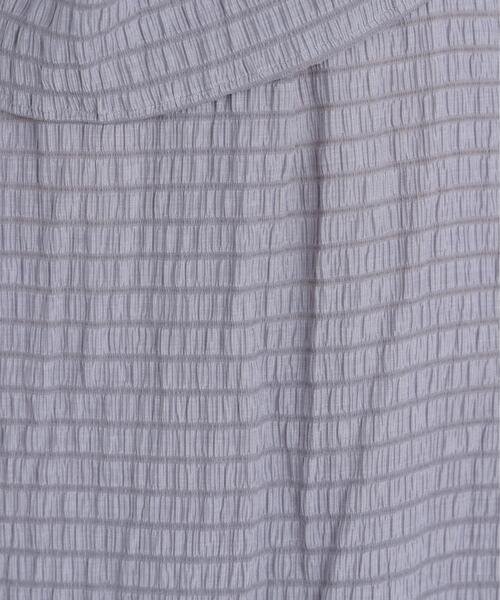 N.（N. Natural Beauty Basic）（エヌエヌナチュラルビューティーベーシック）の「シアーシャーリングセットアップ（ワンピース・レディース・グレー/ブルー・P/S/MEDIUM）」の10枚目の写真